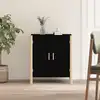 Image de vidaXL Buffet Noir 62x38x70 cm Bois d'ingénierie