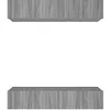 Image de vidaXL Meubles TV 4 pcs sonoma gris 80x30x30 cm bois d'ingénierie