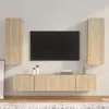 Image de vidaXL Ensemble de meubles TV 4 pcs Chêne sonoma Bois d'ingénierie