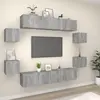 Image de vidaXL Ensemble de meubles TV 8 pcs Sonoma gris Bois d'ingénierie
