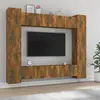 Image de vidaXL Ensemble de meubles TV 8 pcs Chêne fumé Bois d'ingénierie