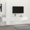 Image de vidaXL Ensemble de meubles TV 5 pcs Blanc Bois d'ingénierie