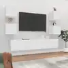 Image de vidaXL Ensemble de meubles TV 6 pcs Blanc Bois d'ingénierie