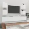 Image de vidaXL Ensemble de meubles TV 6 pcs Blanc Bois d'ingénierie
