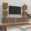 Image de vidaXL Ensemble de meubles TV 6 pcs Chêne fumé Bois d'ingénierie