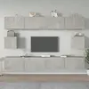Image de vidaXL Ensemble de meubles TV 6 pcs Gris béton Bois d'ingénierie