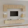 Image de vidaXL Ensemble de meubles TV 8 pcs Chêne sonoma Bois d'ingénierie