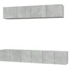 Image de vidaXL Ensemble de meubles TV 5 pcs Gris béton Bois d'ingénierie