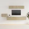 Image de vidaXL Ensemble de meubles TV 5 pcs Chêne sonoma Bois d'ingénierie
