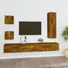 Image de vidaXL Ensemble de meubles TV 5 pcs Chêne fumé Bois d'ingénierie