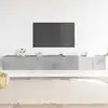 Image de vidaXL Ensemble de meubles TV 3 pcs Gris béton Bois d'ingénierie
