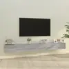 Image de vidaXL Ensemble de meubles TV 3 pcs Sonoma gris Bois d'ingénierie