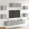 Image de vidaXL Ensemble de meubles TV 7 pcs Sonoma gris Bois d'ingénierie