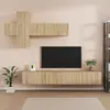Image de vidaXL Ensemble de meubles TV 7 pcs Chêne sonoma Bois d'ingénierie