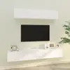 Image de vidaXL Ensemble de meubles TV 4 pcs Blanc Bois d'ingénierie