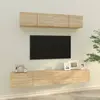 Image de vidaXL Ensemble de meubles TV 4 pcs Chêne sonoma Bois d'ingénierie
