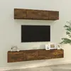 Image de vidaXL Ensemble de meubles TV 4 pcs Chêne fumé Bois d'ingénierie