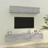 Image de vidaXL Ensemble de meubles TV 4 pcs Sonoma gris Bois d'ingénierie