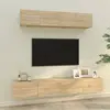 Image de vidaXL Ensemble de meubles TV 4 pcs Chêne sonoma Bois d'ingénierie