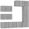 Image de vidaXL Ensemble de meubles TV 6 pcs Sonoma gris Bois d'ingénierie