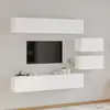 Image de vidaXL Ensemble de meubles TV 6 pcs Blanc Bois d'ingénierie