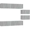 Image de vidaXL Ensemble de meubles TV 6 pcs Sonoma gris Bois d'ingénierie