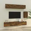 Image de vidaXL Ensemble de meubles TV 6 pcs Chêne fumé Bois d'ingénierie