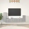 Image de vidaXL Ensemble de meubles TV 4 pcs Sonoma gris Bois d'ingénierie