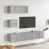 Image de vidaXL Ensemble de meubles TV 4 pcs Sonoma gris Bois d'ingénierie