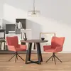 Image de vidaXL Chaises pivotantes à manger lot de 2 Rose Velours