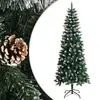 Image de vidaXL Sapin de Noël artificiel avec support Vert 210 cm PVC