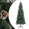 Image de vidaXL Sapin de Noël artificiel avec support Vert 240 cm PVC