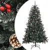 Image de vidaXL Sapin de Noël artificiel avec support Vert 150 cm PVC