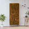 Image de vidaXL Buffet haut Chêne fumé Bois d'ingénierie