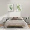Image de vidaXL Tête de lit avec armoires sonoma gris Bois d'ingénierie