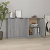 Image de vidaXL Buffets 2 pcs Sonoma gris 60x30x70 cm Bois d'ingénierie