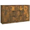 Image de vidaXL Buffets 2 pcs Chêne fumé 60x30x70 cm Bois d'ingénierie