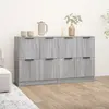 Image de vidaXL Buffets 2 pcs Sonoma gris 60x30x70 cm Bois d'ingénierie