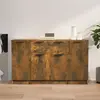 Image de vidaXL Buffets 3 pcs Chêne fumé Bois d'ingénierie