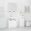 Image de vidaXL Ensemble d'armoires salle de bain 3 pcs blanc bois d'ingénierie