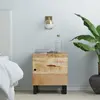 Image de vidaXL Table de chevet 40x33x46 cm Bois de manguier solide