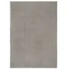 Image de vidaXL Tapis rectangulaire Gris 160x230 cm Coton