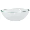 Image de vidaXL Lavabo Verre 50x37x14 cm Transparent