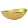 Image de vidaXL Lavabo Verre trempé 54,5x35x15,5 cm Doré