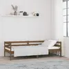 Image de vidaXL Lit de jour sans matelas marron miel 90x190 cm bois pin massif