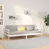Image de vidaXL Lit de jour sans matelas blanc 80x200 cm bois de pin massif
