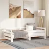 Image de vidaXL Lit coulissant sans matelas blanc 80x200 cm
