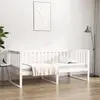 Image de vidaXL Lit de jour sans matelas blanc 90x200 cm bois de pin massif