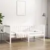 Image de vidaXL Lit de jour sans matelas blanc 90x190 cm bois de pin massif