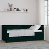 Image de vidaXL Lit de jour sans matelas noir 90x200 cm bois de pin massif